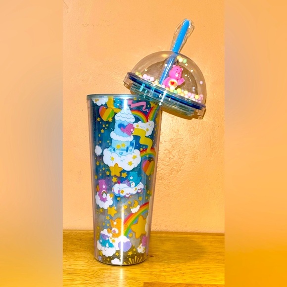 Care Bears Tumbler Made By Silver Buffalo. Hearts Rainbows Magic. Brand New! - Picture 8 of 8